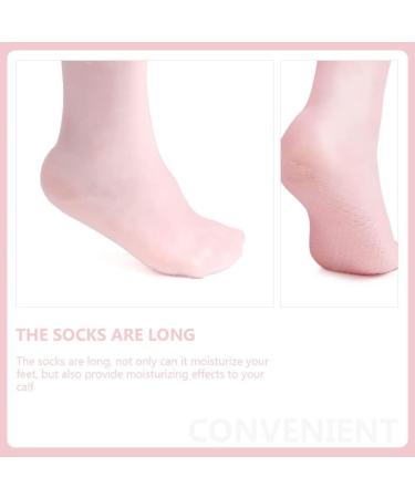 Fomiyes Moisturizing Socks - Spa Quality Foot Care for Cracked Heels | Beach & Wellness Socks for Men & Women | Elastic Comfort 20x10 cm - Buy Online on SooperMarket.com