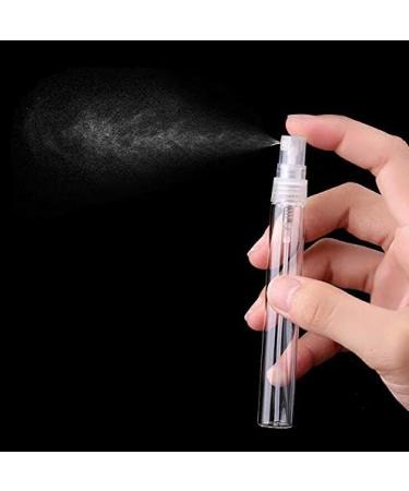 12 x 3ml Clear Mini Glass Spray Bottles - Refillable Perfume & Makeup Atomizers - Portable Travel Cosmetic Containers - Buy Online on SooperMarket.com