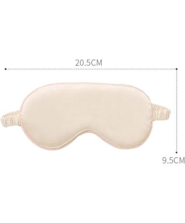 Buy Breathable Silk Eye Shade with Scrunchy Band & Lightweight Carry Bag - Ideal for Travel | International Shipping Available - Buy Online on SooperMarket.com