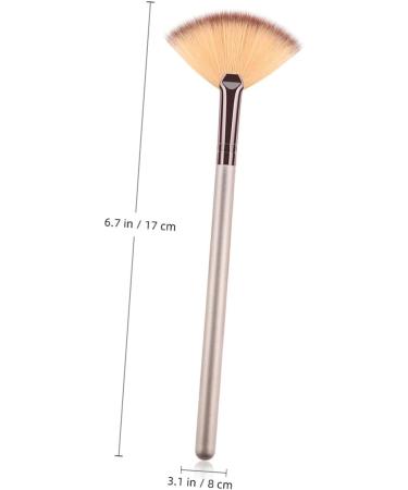 FOMIYES Blush Makeup Brush Highlighter Handle Makeup Brush Fan Ladies Suits Professional Makeup Bling Makeup Makeup Fan Make up Fan Face Lip Gloss Bamboo Miss Size 1 As Shown - Buy Online on SooperMarket.com