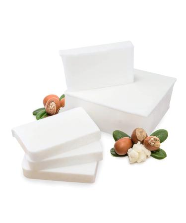 Primal Elements Shea Butter Glycerin Soap Base for Soap Making - Vegan, Cruelty Free, 5lb - White - Buy Online on SooperMarket.com