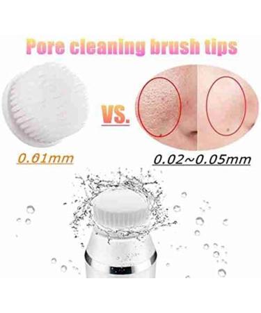 yilin White Electric Waterproof Wash Brush Set Deep Cleansing Skin Heads Rechargeable Face Brush - Buy Online on SooperMarket.com