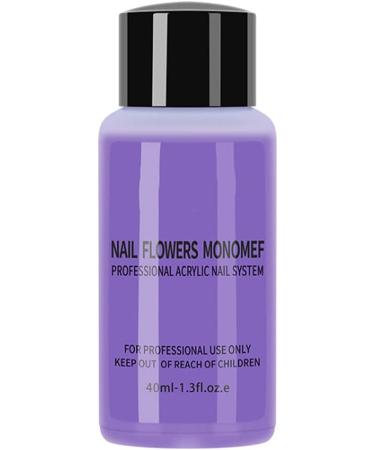 Acrylic Nail Liquid Monomer Professional Acrylic Nail System Nail Monomer Liquid Extension Non-yellowing Manicure Crystal Powder Carving Fluid 40ml - Buy Online on SooperMarket.com