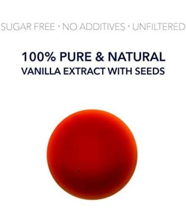 Alcohol-Free Real Vanilla Extract with Seeds - Pure & Natural - Buy Online on SooperMarket.com