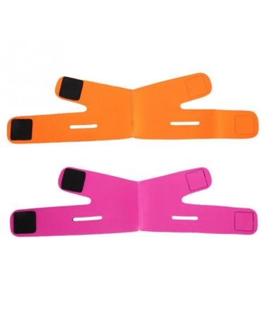 Face Slimming Strap & Facial Mask - Double Chin Reducer for Women | Thin Neck Facelift | Rose Red - Buy Online on SooperMarket.com