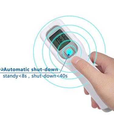 Non-Contact Digital Infrared Thermometer for Babies & Adults | Fast Accurate Temperature Measurement & Fever Alarm | Ideal for Food & Surface Use - Buy Online on SooperMarket.com