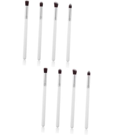 Baluue 8 Pcs Eye Make-up Brush Kit Eye Kits Concealer Brush Makeup Medium Eyeshadow Brush Blush Brush White - Buy Online on SooperMarket.com