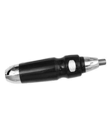 Housoutil Nasal Hair Remover Mens Nose Trimmer Electric Eyebrow Trimmer Nasal Hair Trimmer Nose and Ear Trimmer Electric Shavers for Men Electric Nail Hair Trimmer Ear Nose Man Electronic 13.5X3X3CM Black