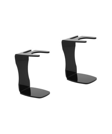 Angoily 2pcs Brush Shaver Clothes Rack Hanger Shaving Brush Holder Shaving Brush Organizer Man Combo Plate Shaving