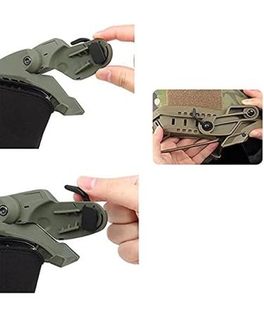 Fast Helmet Tactical Goggles with 2-Color Lenses and Side ARC Rails - Buy Online on SooperMarket.com