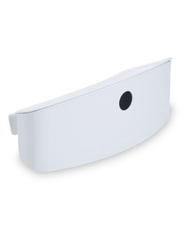 Hauck Alpha+ Storage Box White - Click On Organising Box for Highchair Practical Storage Space Small Storage Box