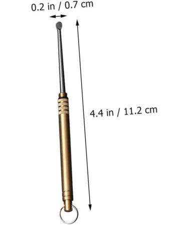 Titanium Alloy Ear Cleaner Spoon | Earwax Removal & Cleaning Tool Set - Buy Online on SooperMarket.com
