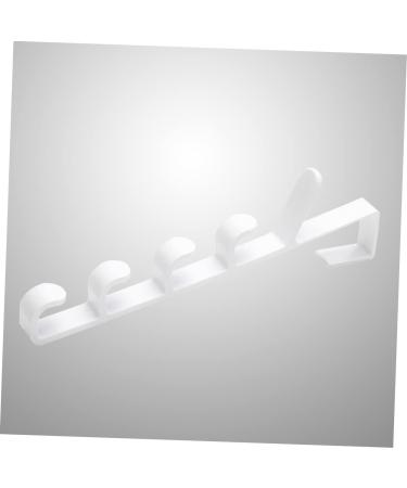Hemoton 4 pcs Coat Over Hanger Holders Door Plastic Multifunctional Hanging Towel Portable White Hooks Hat 2pcsx2pcs Whitex2pcs - Buy Online on SooperMarket.com
