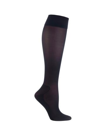 IOMI - Women's 40 den compression socks for travel in 2 colors 37-42 Black