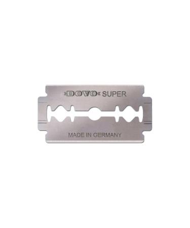 DOVO razor blades SUPER PLATINUM bulk pack with 100 blades (10 x 10 packs)