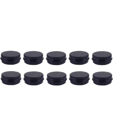 Minkissy 20 Pieces 30 ml Aluminium tin jar refillable Container Cosmetic Small tin Round Lip Balm tin can be Used for Salve Spices or Sweets - Buy Online on SooperMarket.com