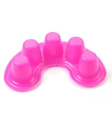 Iceyli 2PCS Nail Art Tips Hand Soak Bowl Tray - Manicure Treatment Remover Tool for Softening Dead Skin - Pink - Buy Online on SooperMarket.com