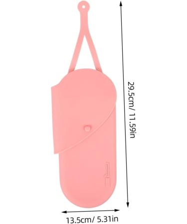 CANIGHT Curling Iron Storage Bag Anti-scald Curling Iron Bag Curling Iron Storage Organizer Portable Curling Iron Holder Bag Universal Curling Iron Bag Curling Iron Carrier Hair Iron Pouch 29.50X13.50X2.00CM Pink - Buy Online on SooperMarket.com
