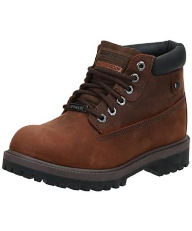 Skechers Men's Sargeants-Verdict Waterproof Boot Fashion 6.5 Dark Brown