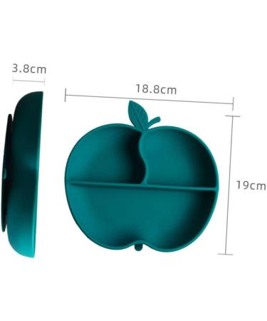 TOYANDONA Silicone Dinner Grid Tableware for Kids - Reusable Anti-fall Training Plate with Suction for Mess-free Eating - Buy Online on SooperMarket.com