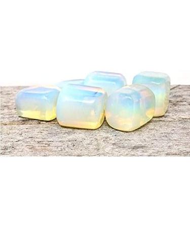6 pcs Opalite Crystal Tumbled Stone Lot Natural Gemstones in Gift Pouch/Rocks for Crystal - Buy Online on SooperMarket.com