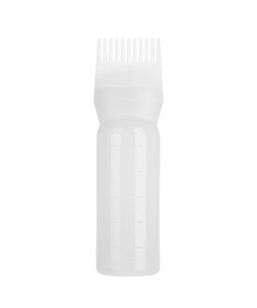 3 Colors Hair Dyeing Bottle Brush Shampoo Hair Colour Oil Comb Applicator Tool for Hair Dyeing Brush (white)