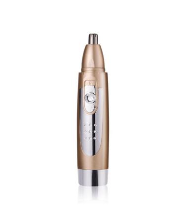 Electric Eyebrow Trimmer Ear and Nose Hair Trimmer Clipper Nose and Ear Hair Trimmer Tool with Three-Dimensional Arc Cutter Head for Travelling or on A Business Trip Easy Cleansing