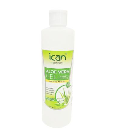 ican London Natural Aloe Vera Gel Maximum Strength Cooling Action Formula 250ml