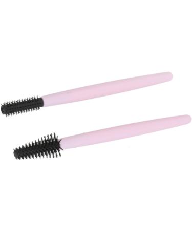 Silicone Eyebrow Brush Durable Silicone Eyelash Brush Wands 2 Pieces Comfortable Easy to Clean for Eyelashes - Buy Online on SooperMarket.com