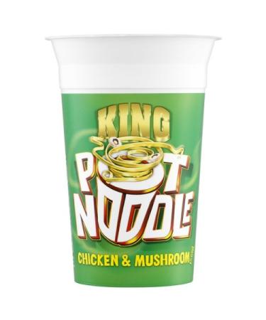 King Pot Noodle Chicken & Mushroom Flavour 12 x 114g