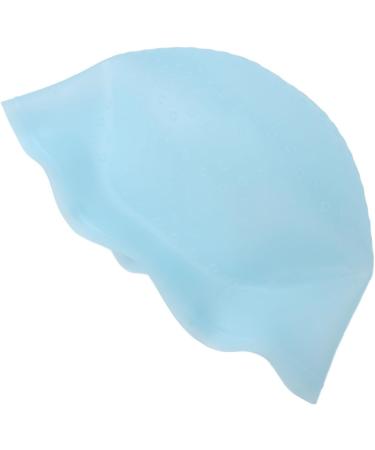 Hair Dye Cap Silicone Hair Highlighting Cap Punching Reusable Convenient Use with Hook Needle for Hair Salon (Blue) - Buy Online on SooperMarket.com