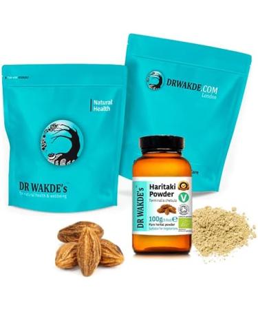DR WAKDE'S Haritaki Powder (Hirda | Terminalia chebula) - 500g (1.1lb) | Pure Raw Ayurvedic Herb | Vegan | Same Day Dispatch - Buy Online on SooperMarket.com