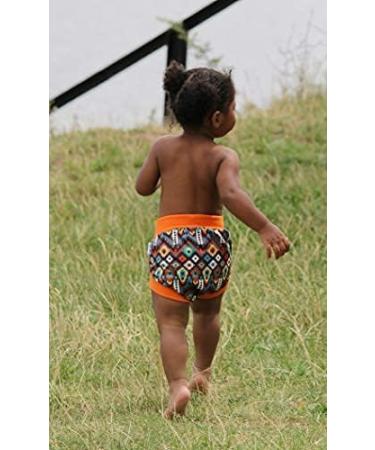 Petit Lulu Pull Up Cloth Nappy Wrap | Size M | Washable Diaper Wrap | Reusable Cloth Nappies | Made in Europe (Robots) Space Robots - Buy Online on SooperMarket.com