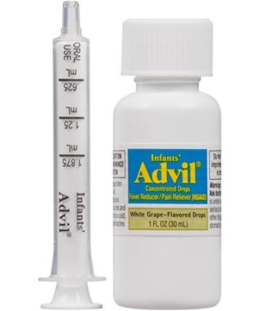 Advil Infants' Dye-Free Ibuprofen Drops 50mg - White Grape Flavor 1 fl. oz - Buy Online on SooperMarket.com