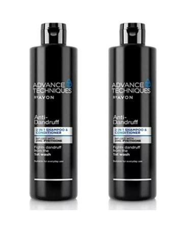 2x Avon Anti-Dandruff 2-in-1 Shampoo & Conditioner - 400ml(800ml)