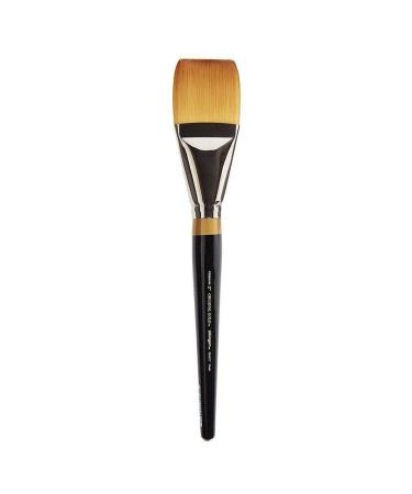 KINGART Original Gold 9550-2 Flat Wash Series Premium Golden Taklon Multimedia Artist Brushes for Acrylic  Watercolor & Oil