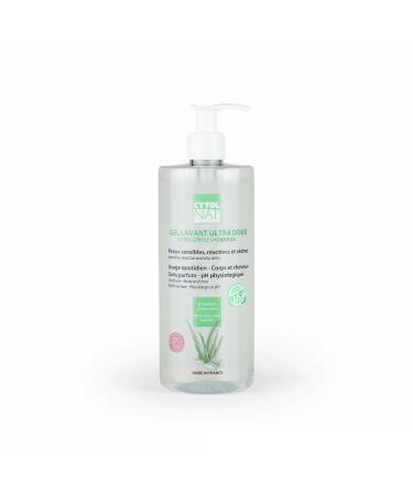 Cytolnat Ultra Gentle Cleansing Gel - Face Body Hair - Sensitive and fragile skin - Suitable for the entire family (Infants Children and Adults) - Fragrance-free - 500 ml