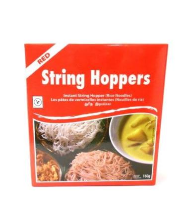 Niru Brand Red String Hopper | 160G | Hopper Instan | Instan Rice Noodles & Idiyappam Flour | 100% Row Rice | SriLankan Origin