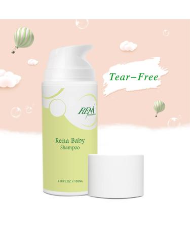 Rena Baby Shampoo - Tear-Free 100ml (3.38 Fl Oz) | Gentle & Safe for Infants | Buy Worldwide - Buy Online on SooperMarket.com