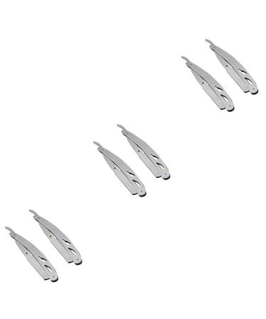Magiclulu 6 Stk vintage shaver holder Razor Hobel holder Razor Hobel Stand Mini-Razi holder holder for razor plane vintage razor razor for men razor holder made of stainless steel as shown x 3 pieces 2 PCSX3PCs