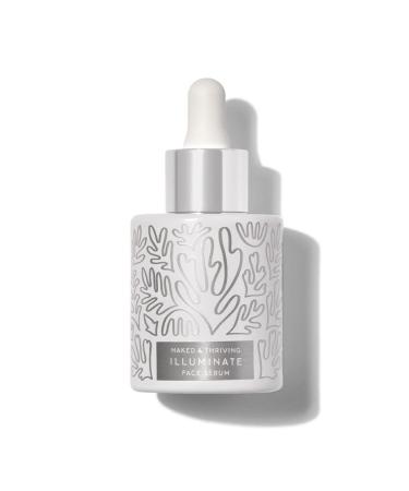 Naked & Thriving Illuminate BC+ Vitamin C Face Serum - Vitamin C  Organic  Vegan  All-Natural Skin Care (1.0 oz/30 mL)