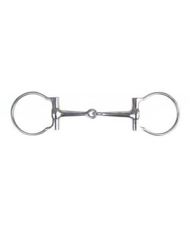 HKM 4000315452545 D-Ring Snaffle Single Jointed 135 mm