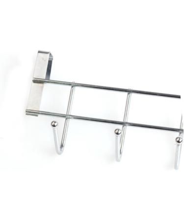 Cabilock Stainless Steel Hooks Door Back Hook Coat Hanger Doors and Windows Tables and Chairs medium Silver - Buy Online on SooperMarket.com