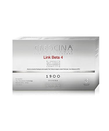 Labo Crescina Follicolare Islands Link BETA-4 Anti-Hair Loss Complete Care 1900 Women 20 + 20 Ampoules