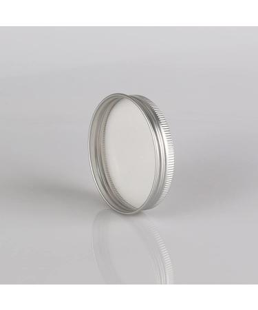 Zeoabsy 10-Piece 50ml Silver Aluminum Tins with Screw Caps - Perfect for Cosmetics Candles Ointments | Includes 5 Spatulas & Etiquette Label - Buy Online on SooperMarket.com