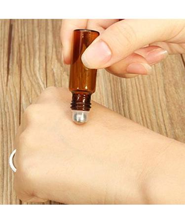 Greatforu 5ml Roll-On Glass Bottles for Essential Oils | Refillable Aromatherapy Containers with Opener (6 Pack) | Perfect for Home & Travel - Buy Online on SooperMarket.com