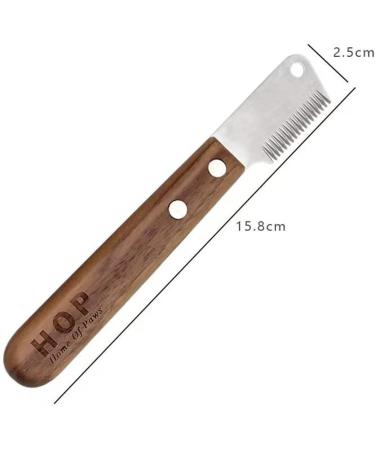 Wenfousemo 1Pcs Dog Stripping Knife Professional Dog Stripping Tool Pet Deshedding Tool Pet Grooming Tool Pet Stripping Tool for Pet - Buy Online on SooperMarket.com