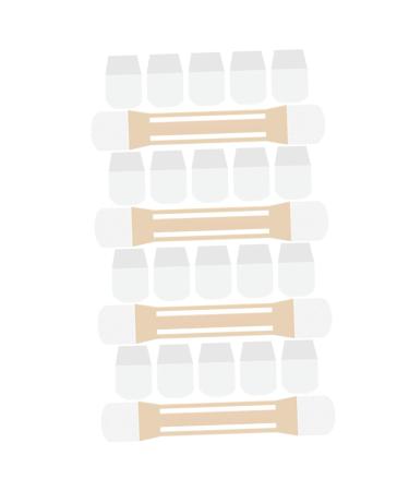 NOLITOY 4pcs Neck Lift Stickers Lifting Belt Loose Skin Tape Neck Lifting Tape for Women Swan Neck The Face