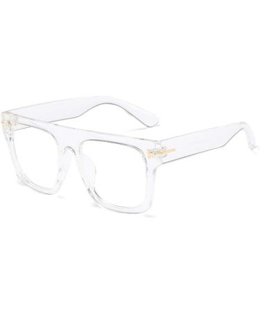 Jurchio Unisex Classic Vintage Space Glasses | Clear Lens Frames for Men & Women | Includes Glasses Case - Buy Online on SooperMarket.com