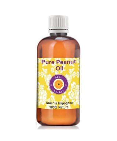 Pure Peanut Oil 100ml (Arachis hypogeae) 100% Natural Cold pressed & Therapeutic Grade